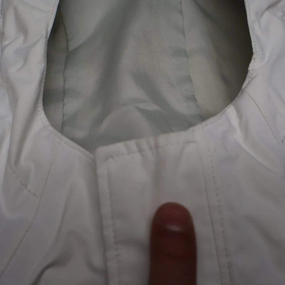North Face Jacket Girls Medium 10/12‎ White Mt. View Triclimate Waterproof Light